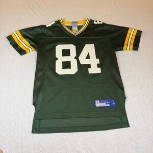Reebok Green Bay Packers Javon Walker 84 Jersey Kids Large 14-16 Green NFL